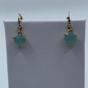 Kate Spade - Sea Green crystal drop earrings